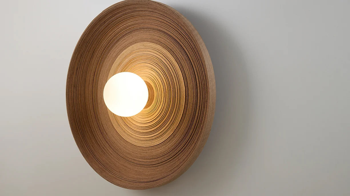 Wall lamp plate