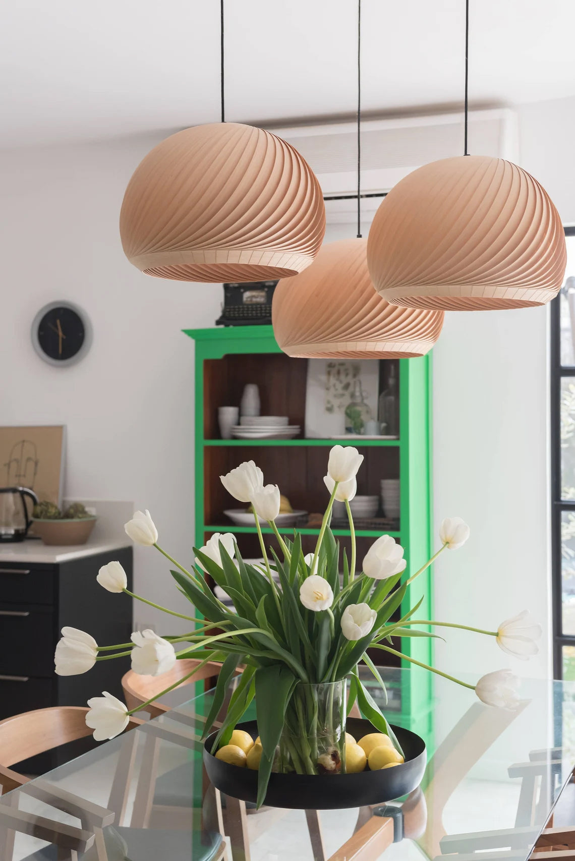 Pendant lamp wind maple