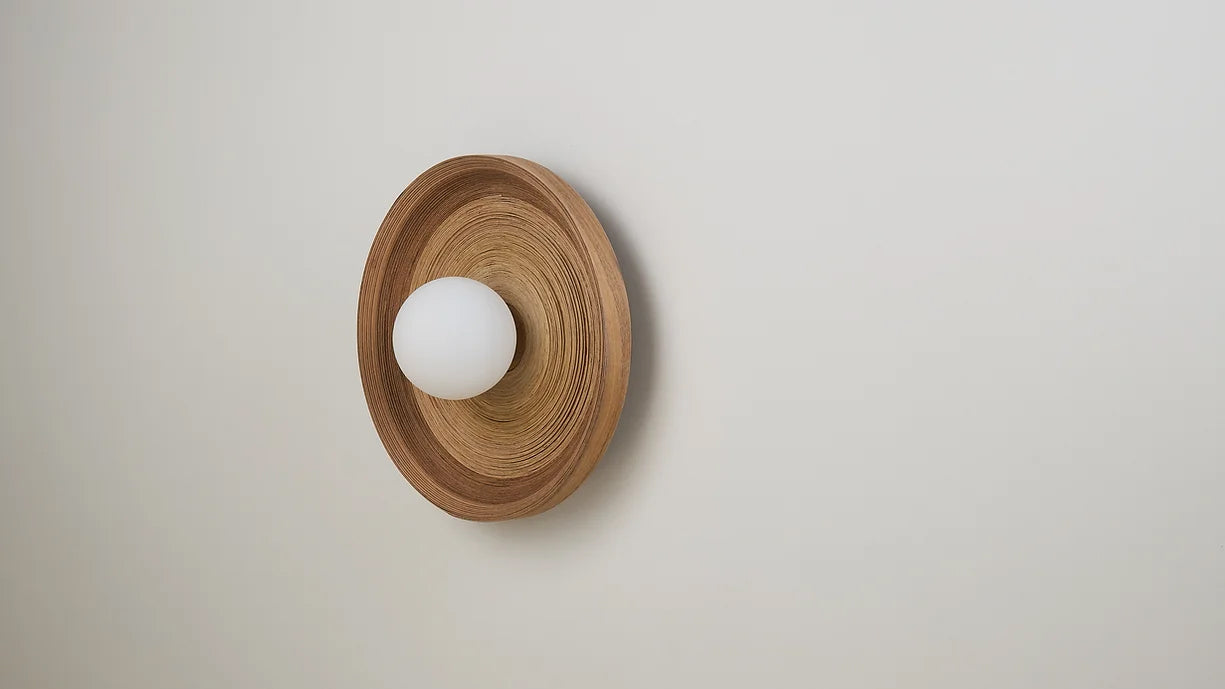 Wall lamp plate