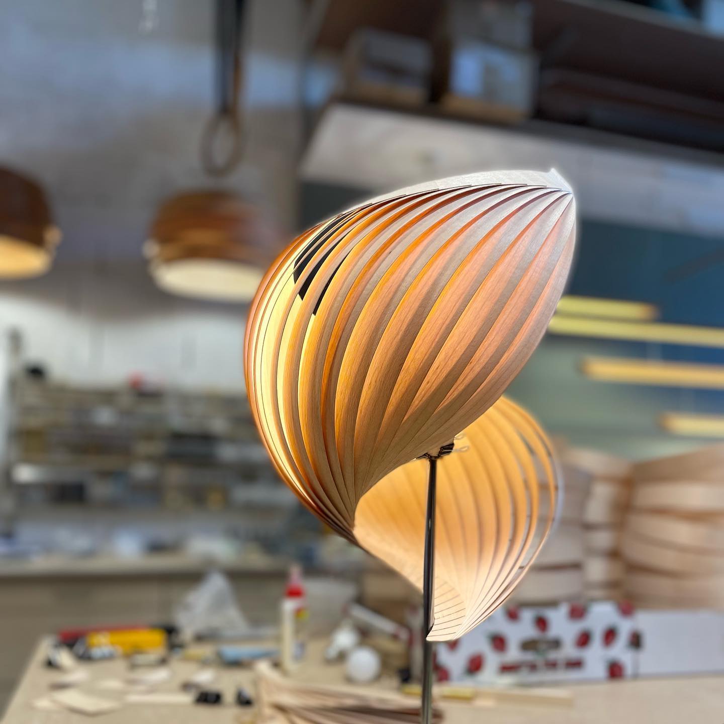 Floor lamp flamingo