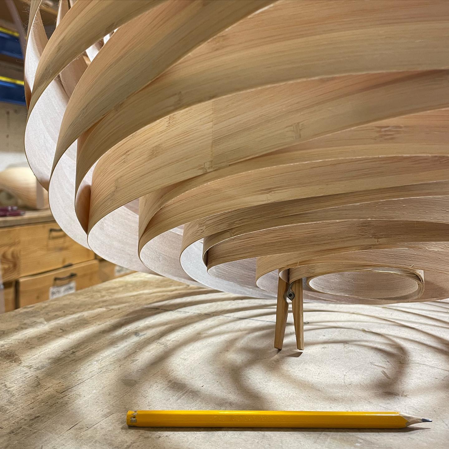 Pendant lamp light cloud maple