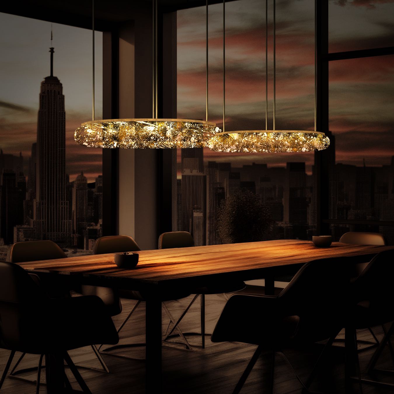 Pendant light torus