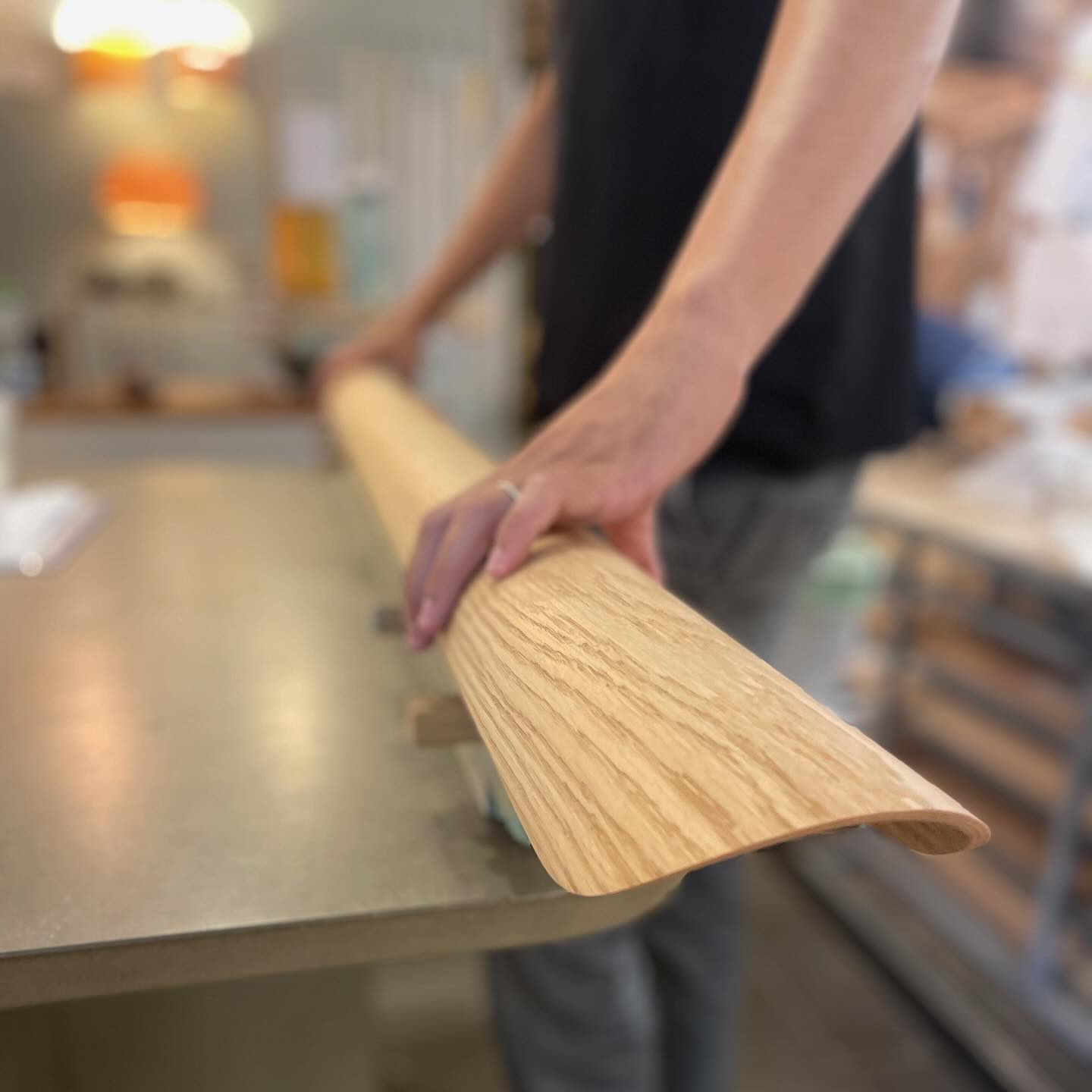 Pendant lamp canoe ash