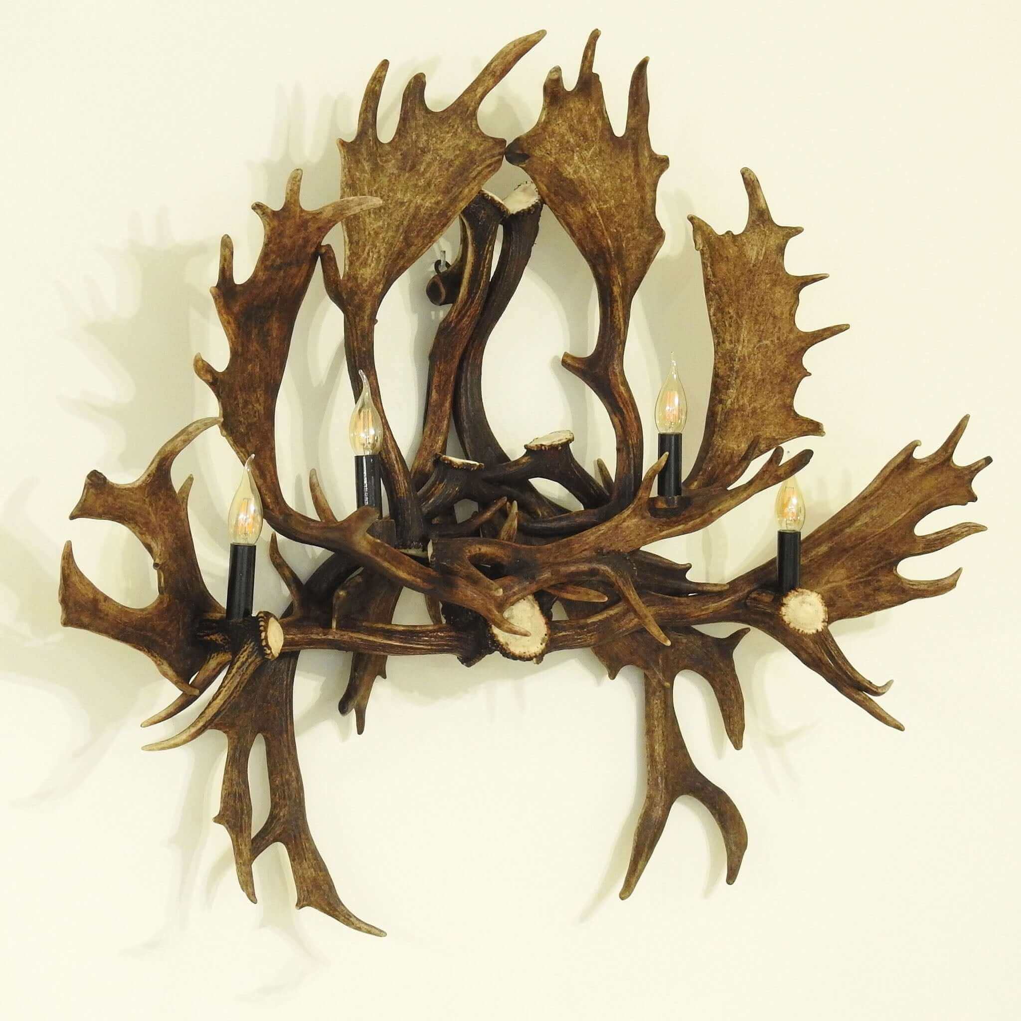 Big antler sconce