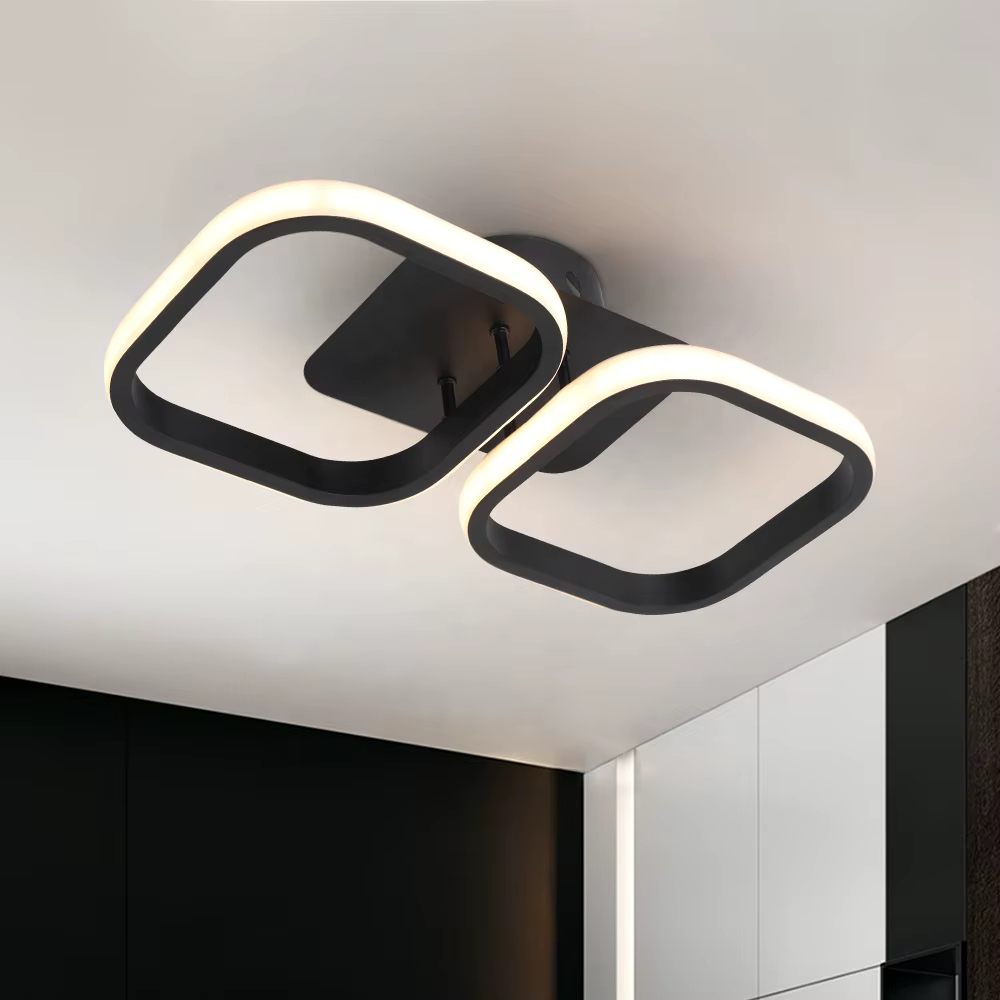 Rectangle minimal ceiling light