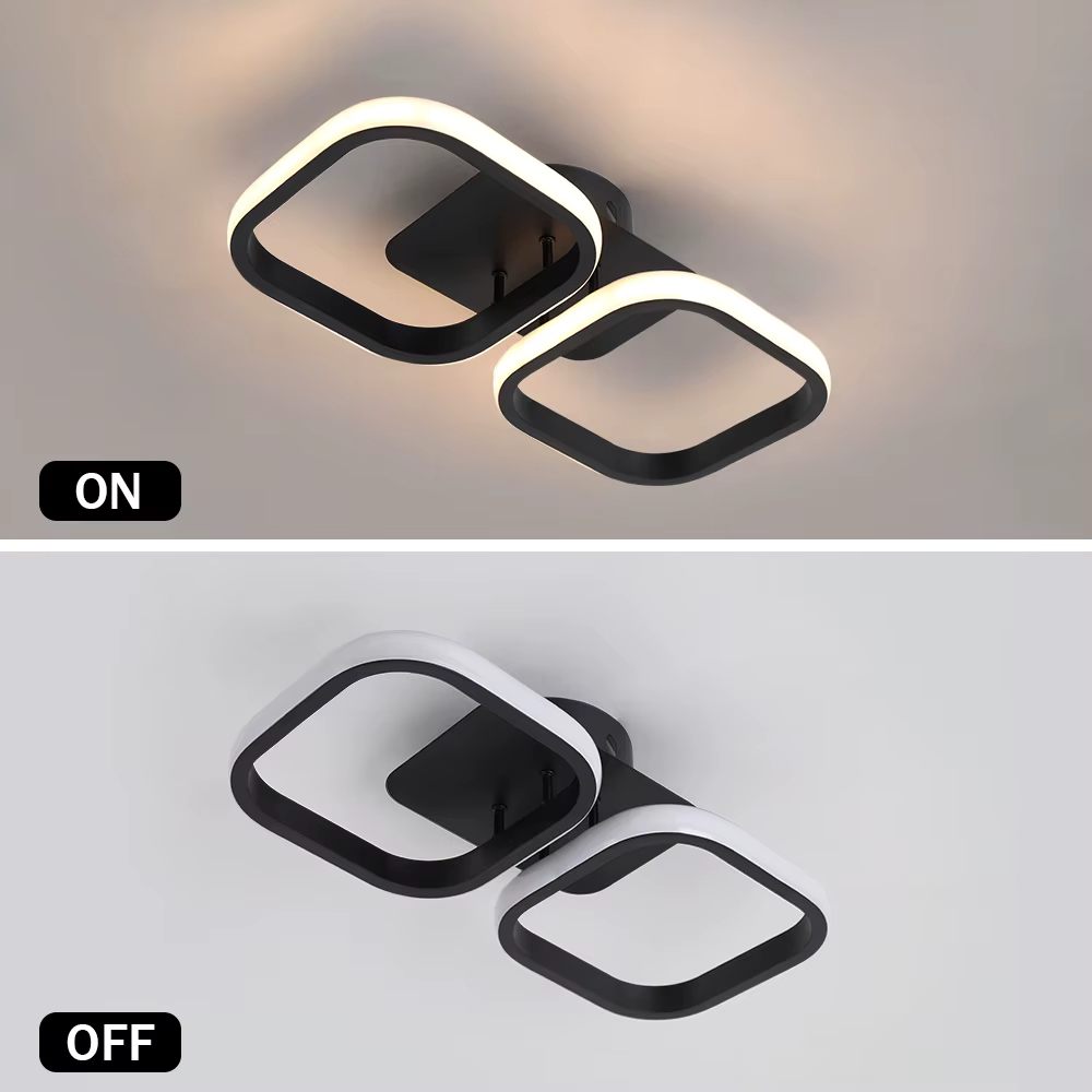 Rectangle minimal ceiling light