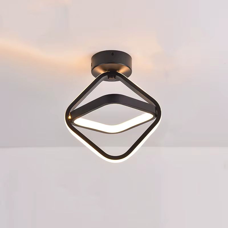 Overlapping square ceiling light