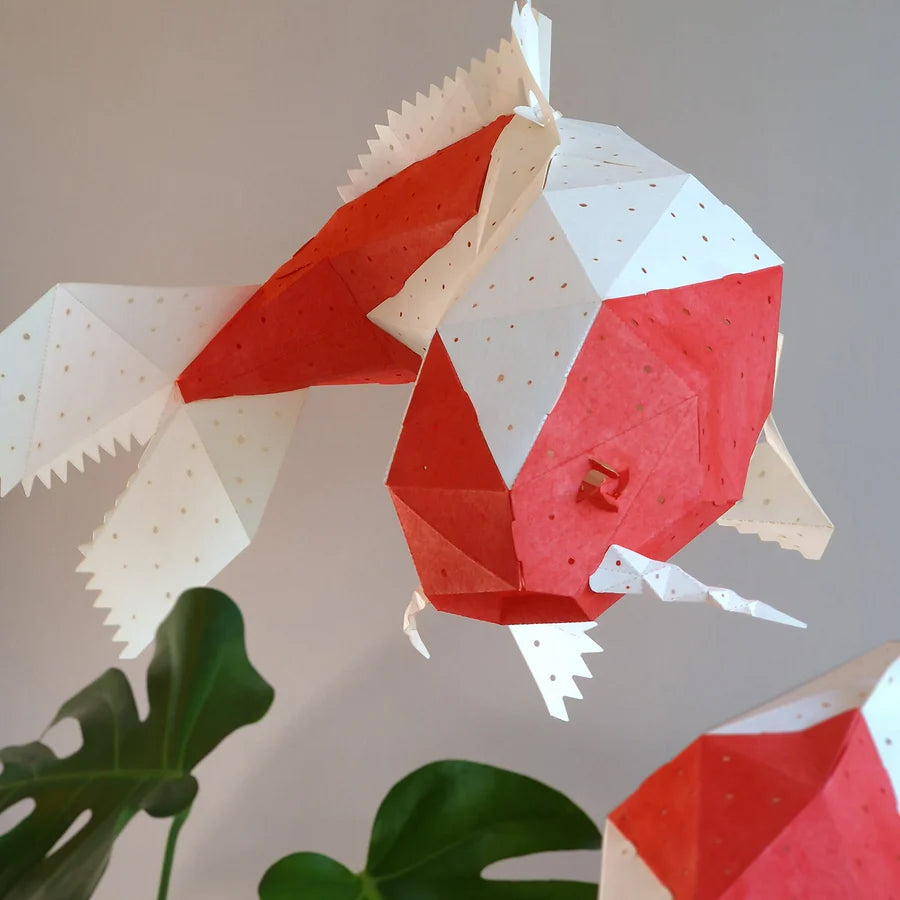 Pendant Koi Kohaku light var.1