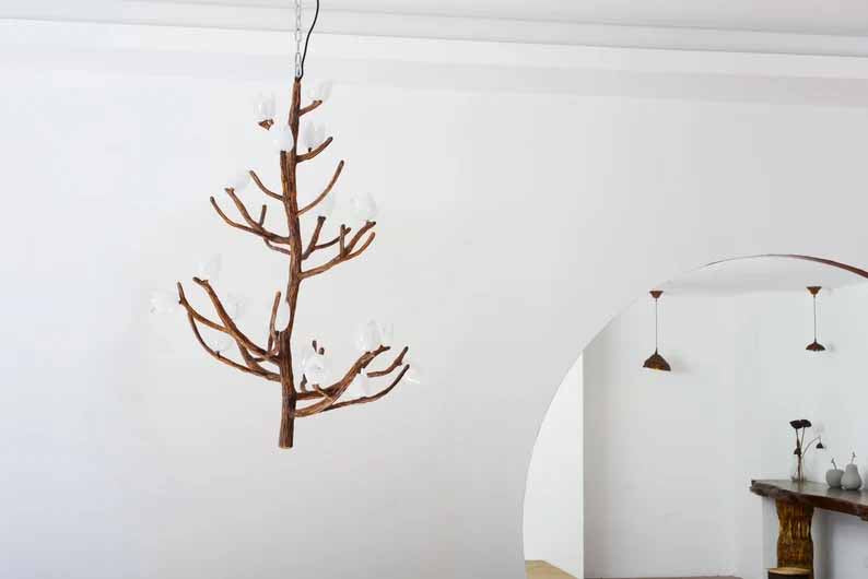 YiDao Rustic Tree Chandelier