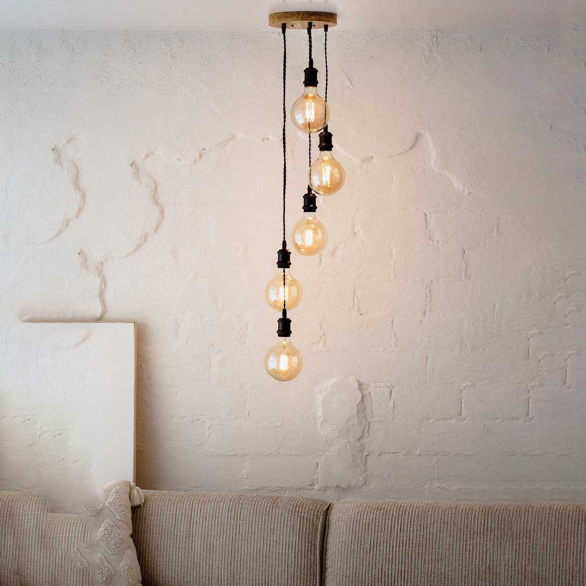 Pendant lamp Edison SC/22