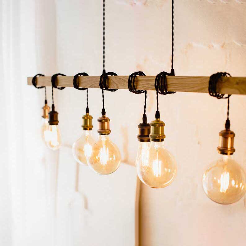 Suspended lamp Edison P