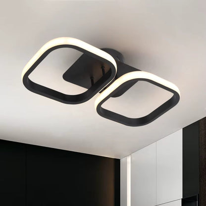 Rectangle minimal ceiling light