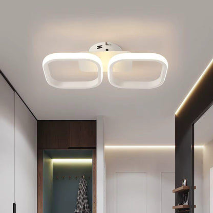 Rectangle white ceiling light