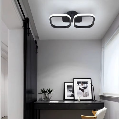 Rectangle minimal ceiling light