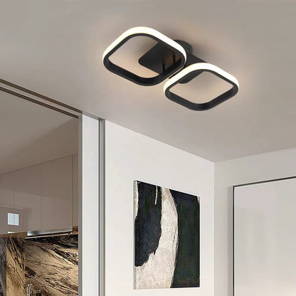 Rectangle minimal ceiling light