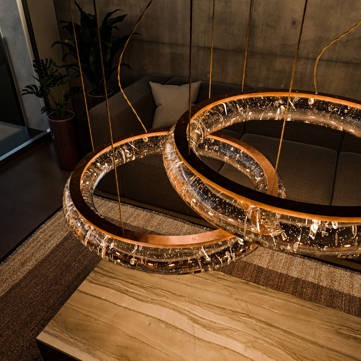 Pendant light torus